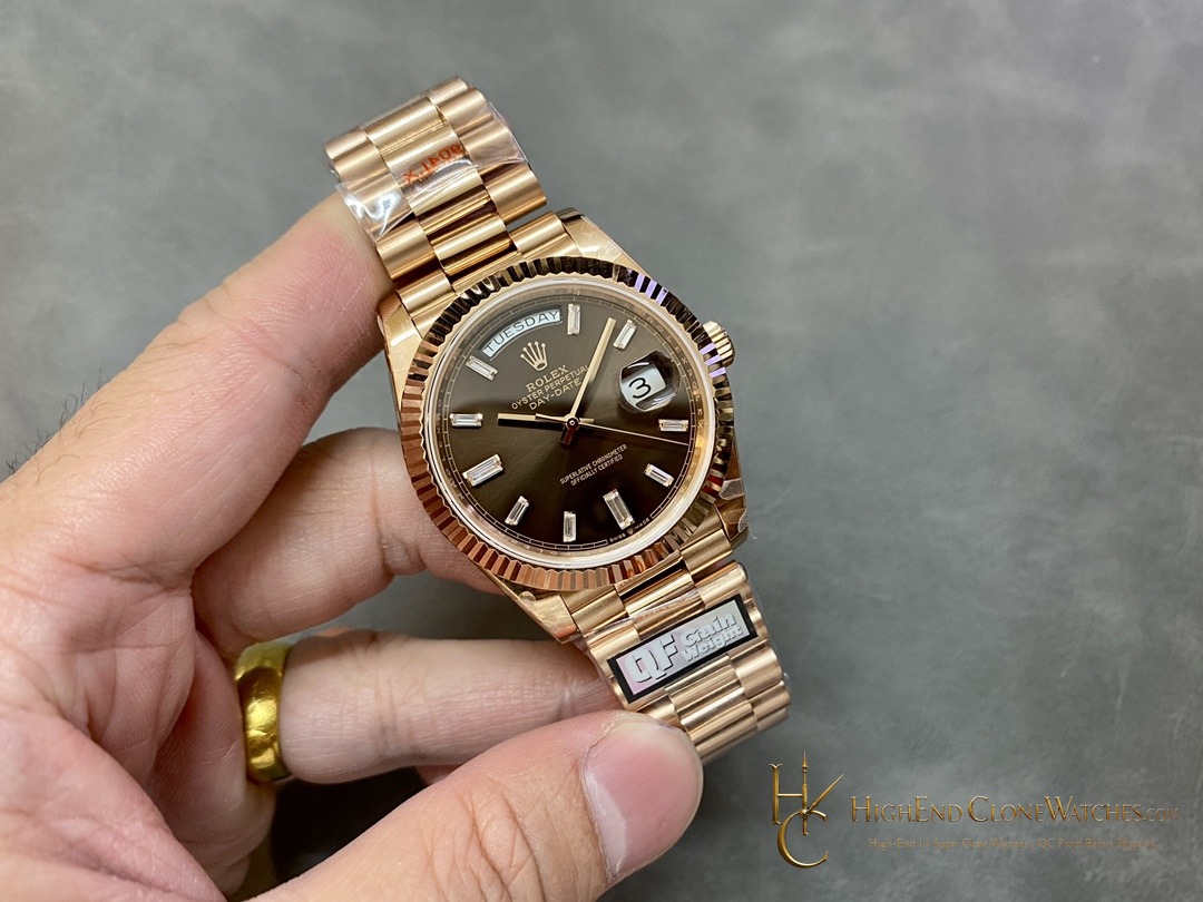 Rolex Day-Date m228235 side case profile super clone watch