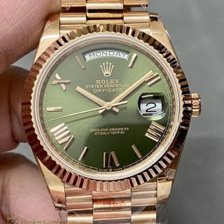 Rolex Day-Date 228235-0025 front view super clone watch