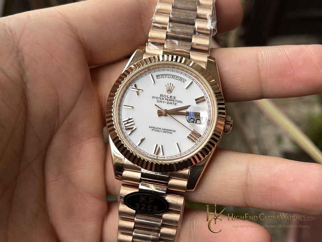 Rolex Day-Date 40 m228235-0032 buckle or clasp detail super clone watch