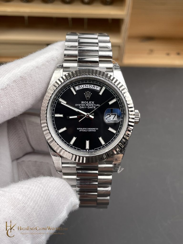 Rolex Day-Date m228239-0004 front view super clone watch