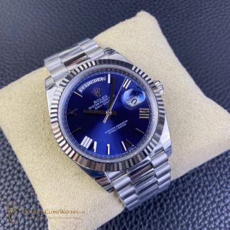 Rolex Day-Date m228239-0007 angled dial view super clone watch