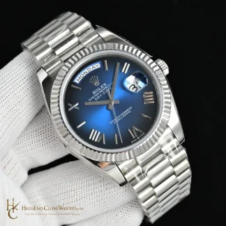 Rolex Day-Date 228239 front view super clone watch