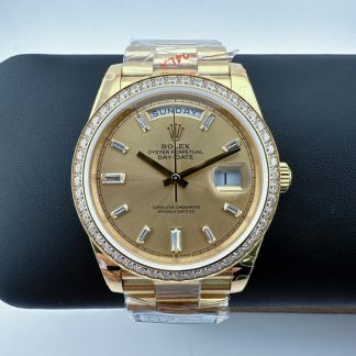 Rolex Day-Date 228348RBR front view super clone watch