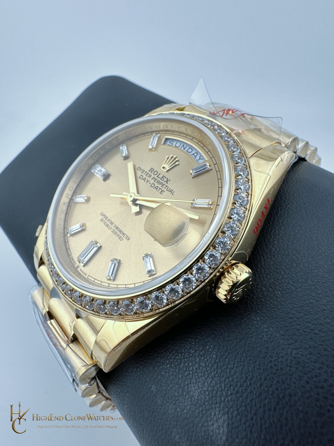 Rolex Day-Date 228348RBR bracelet or strap fit super clone watch