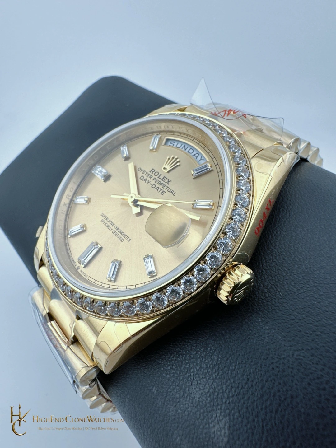 Rolex Day-Date 228348RBR bracelet or strap fit super clone watch