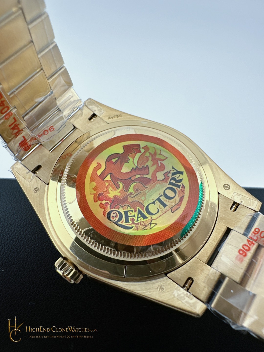 Rolex Day-Date 228348RBR buckle or clasp detail super clone watch