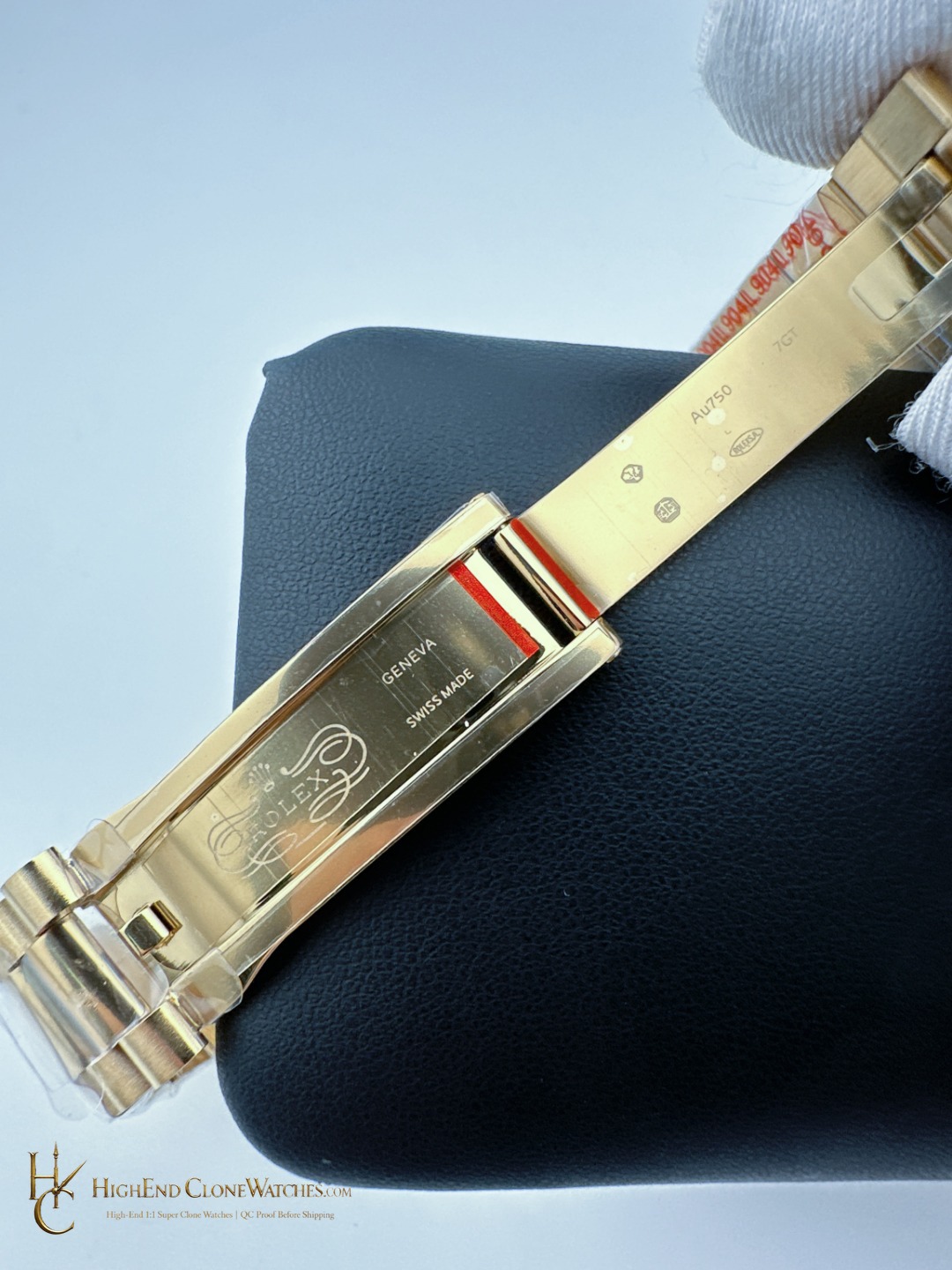 Rolex Day-Date 228348RBR caseback view super clone watch