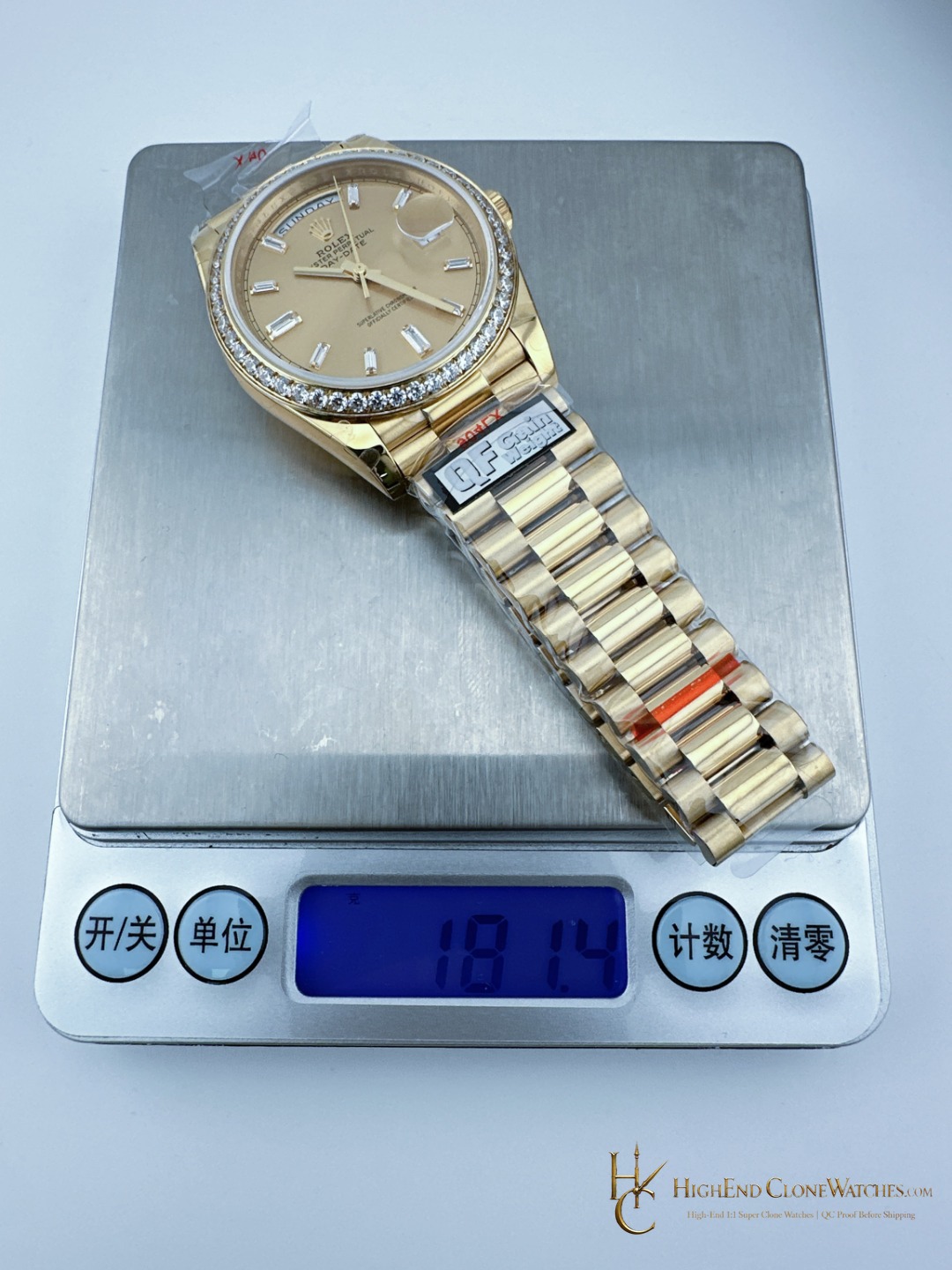 Rolex Day-Date 228348RBR movement detail super clone watch