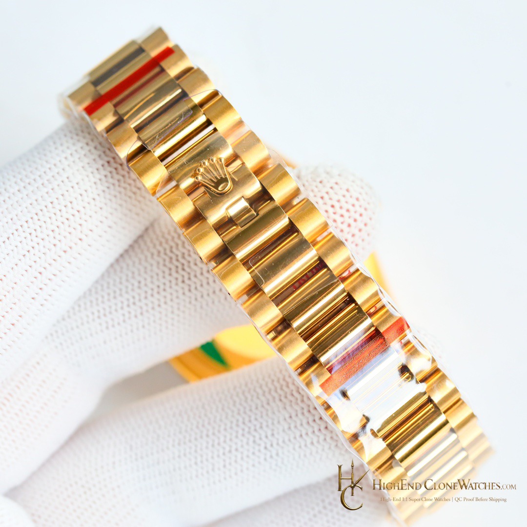 Rolex Day-Date 128398TBR-0037 buckle or clasp detail super clone watch