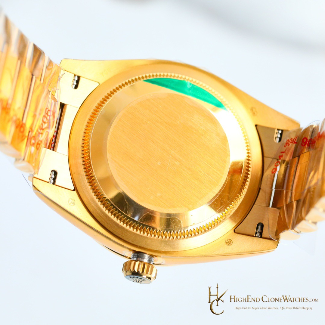 Rolex Day-Date 128398TBR-0037 movement detail super clone watch