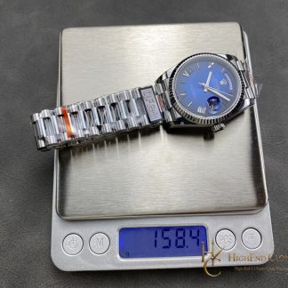 Rolex Day-Date 128239-0063 angled dial view super clone watch