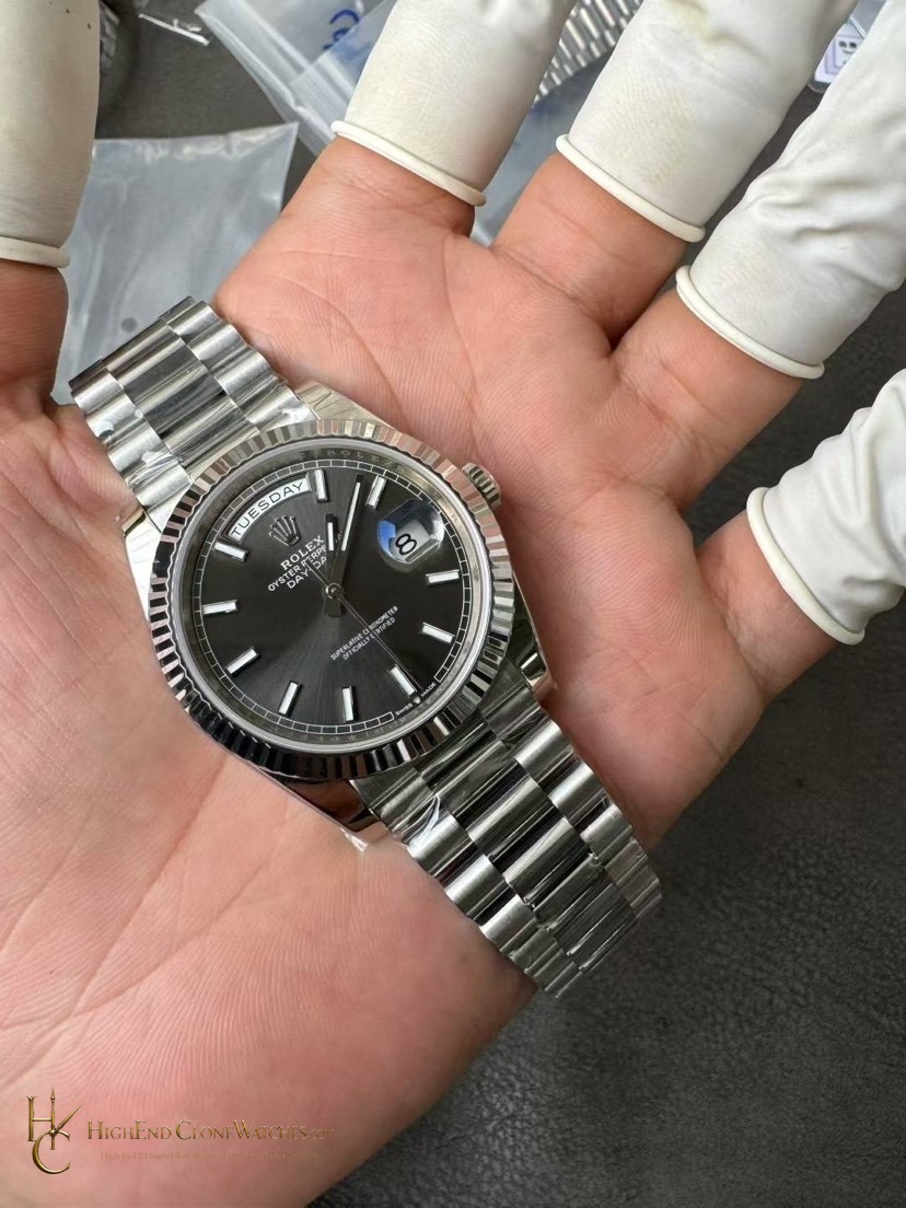 Rolex Day-Date m228239-0060 dial and marker detail super clone watch