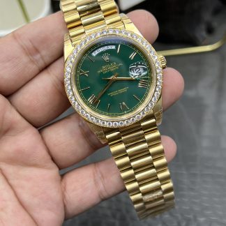 Rolex Day-Date M228398TBR-0040 angled dial view super clone watch