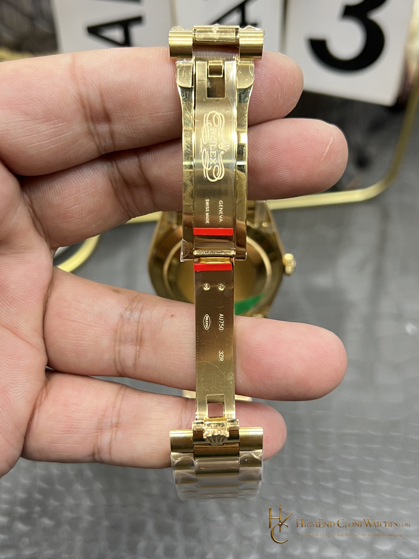 Rolex Day-Date M228398TBR-0040 buckle or clasp detail super clone watch