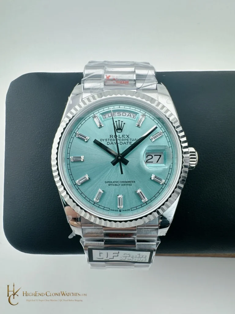 Rolex Day-Date m128236-0009 front view super clone watch