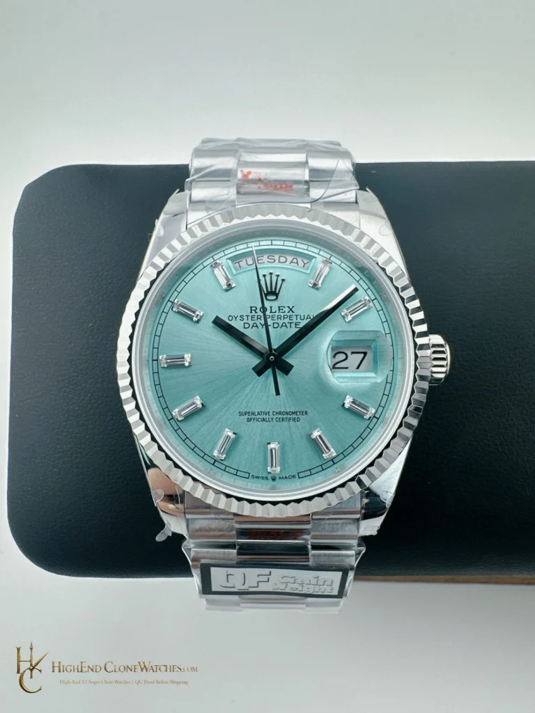 Rolex Day-Date 128396TBR front view super clone watch
