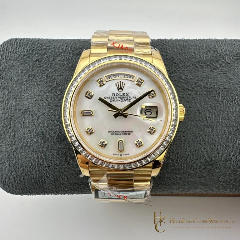 Rolex Day-Date 128398TBR-0004 front view super clone watch