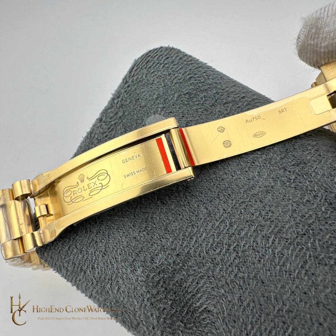 Rolex Day-Date 128398TBR-0004 buckle or clasp detail super clone watch