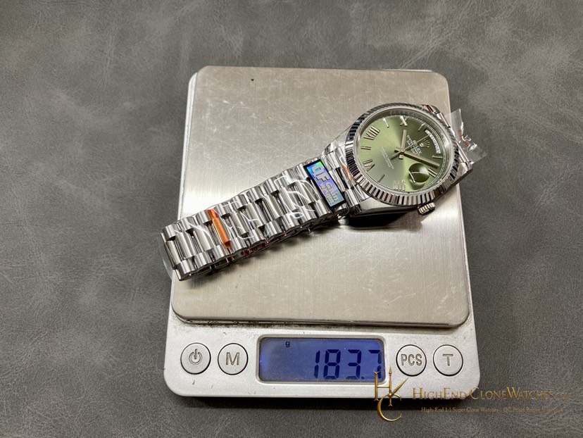 Rolex Day-Date 40 Ref. 228239 side case profile super clone watch
