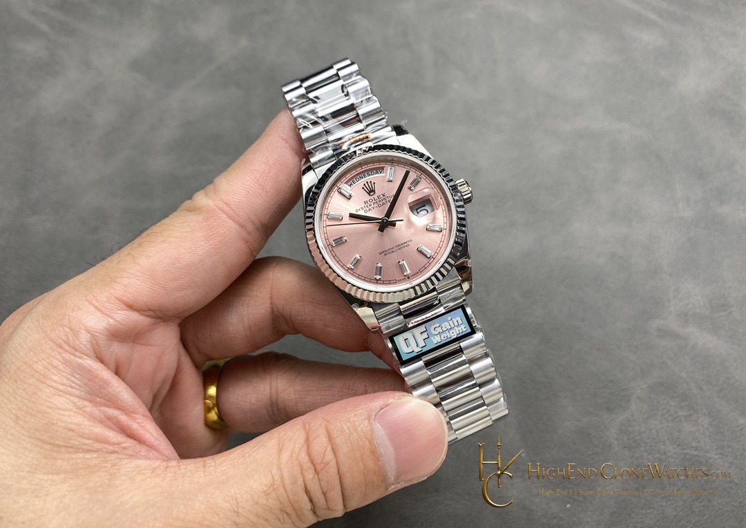 Rolex Day-Date 128239-0071 side case profile super clone watch