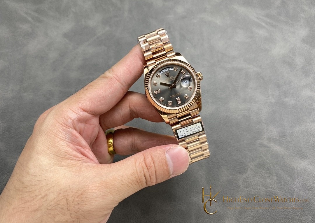 Rolex Day-Date m128235-0050 side case profile super clone watch