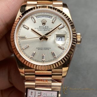 Rolex Day-Date m128235-0087 front view super clone watch