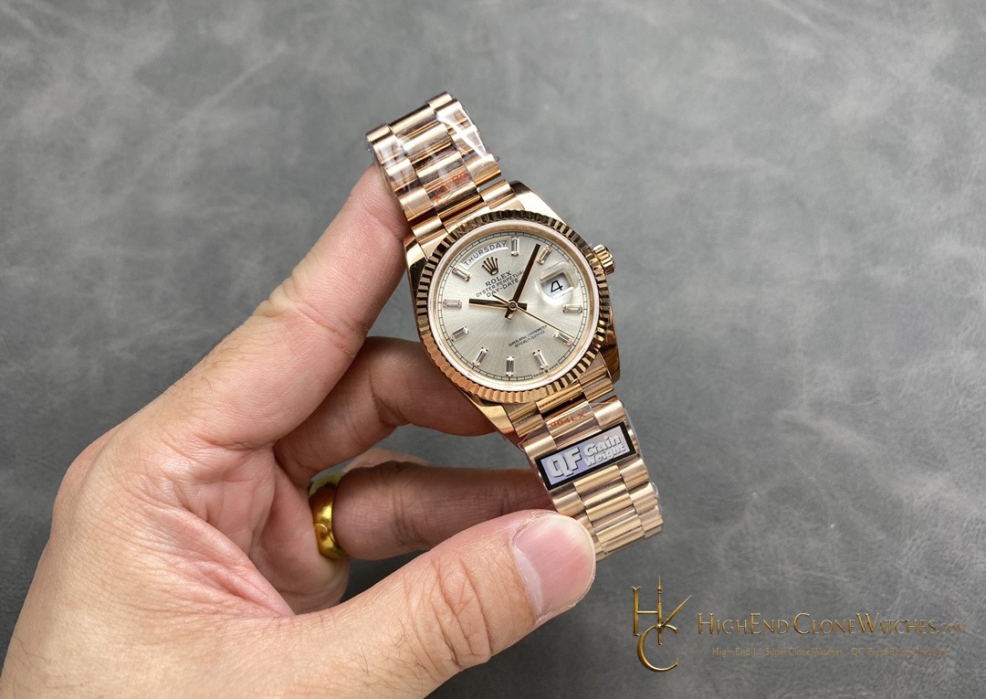 Rolex Day-Date m128235-0087 side case profile super clone watch