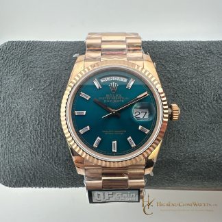 Rolex Day-Date m128235-0085 front view super clone watch