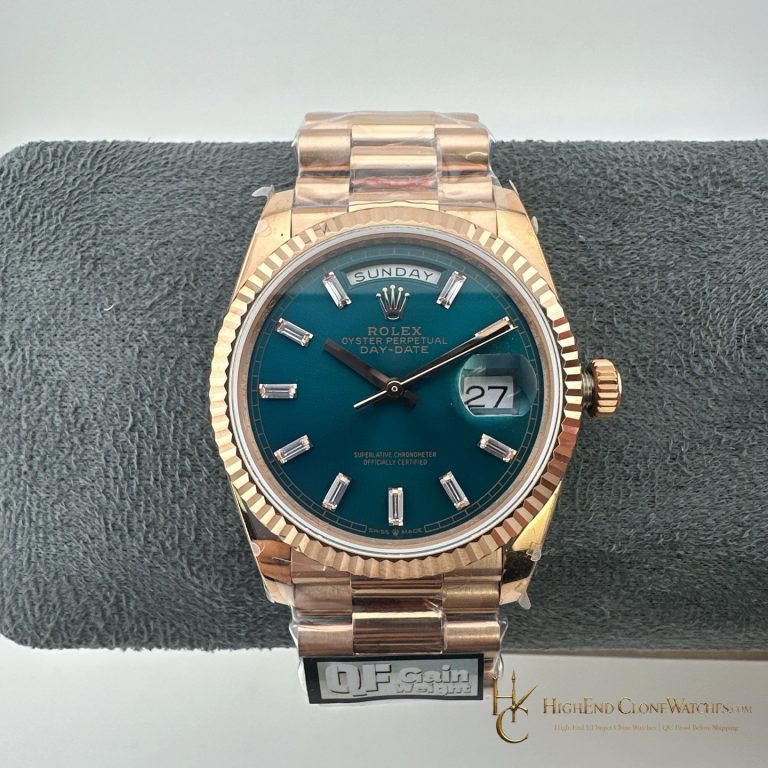 Rolex Day-Date m128235-0085 front view super clone watch