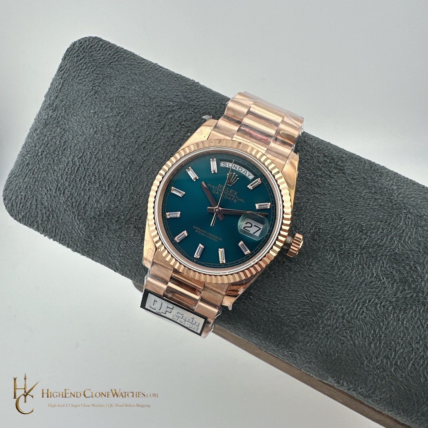 Rolex Day-Date m128235-0085 side case profile super clone watch