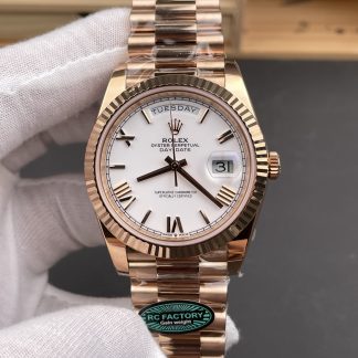 Rolex Day-Date m128235-0070 front view super clone watch