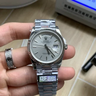 Rolex Day-Date m128236-0001 front view super clone watch