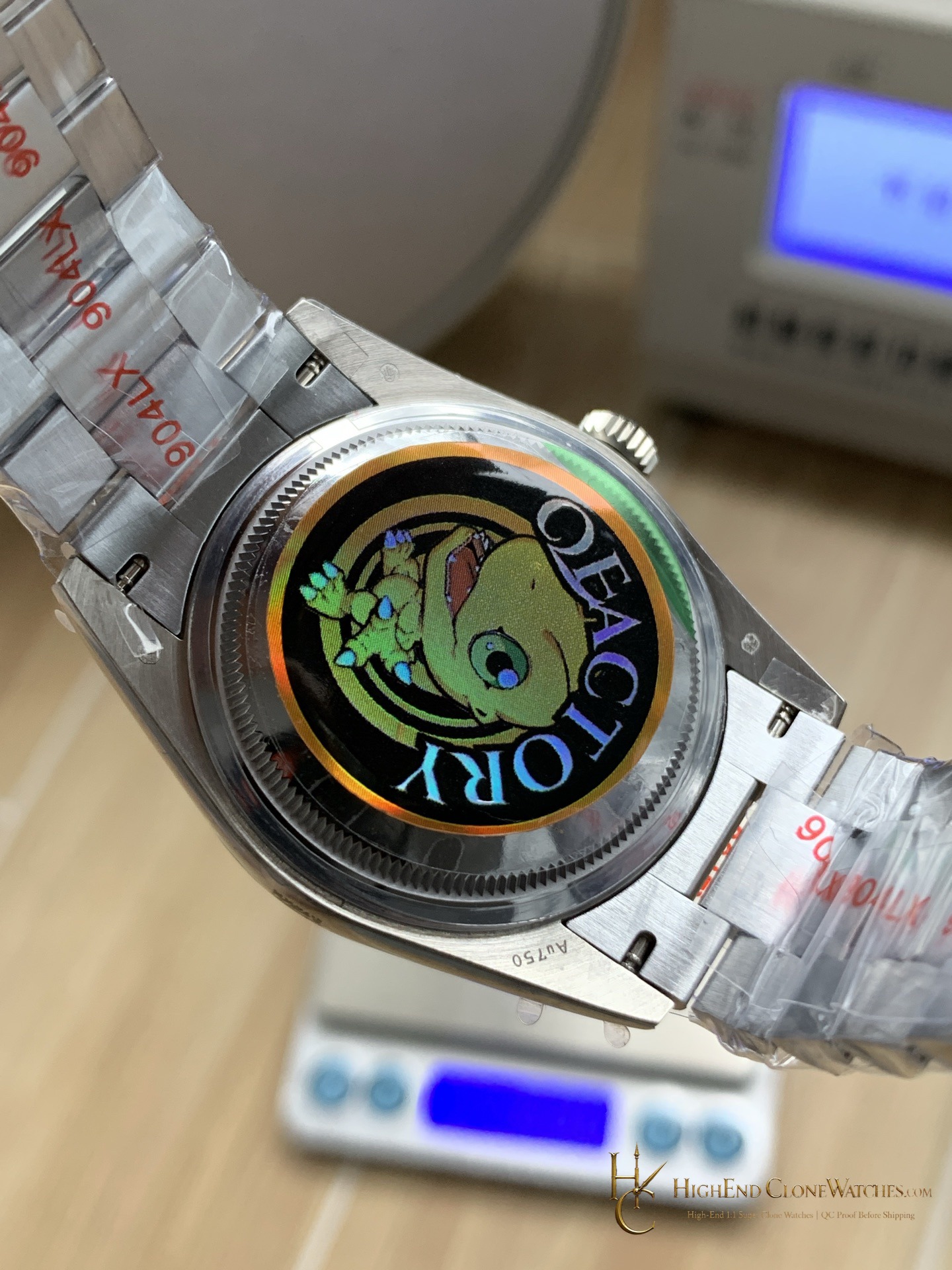 Rolex Day-Date m128236-0001 bezel detail super clone watch