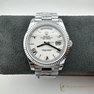 Rolex Day-Date m228239-0046 front view super clone watch
