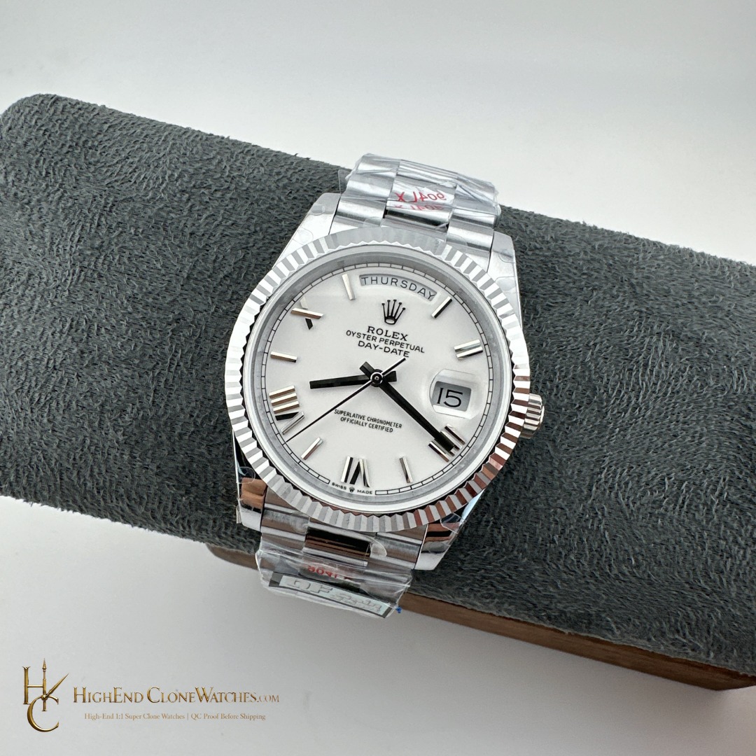 Rolex Day-Date m228239-0046 side case profile super clone watch