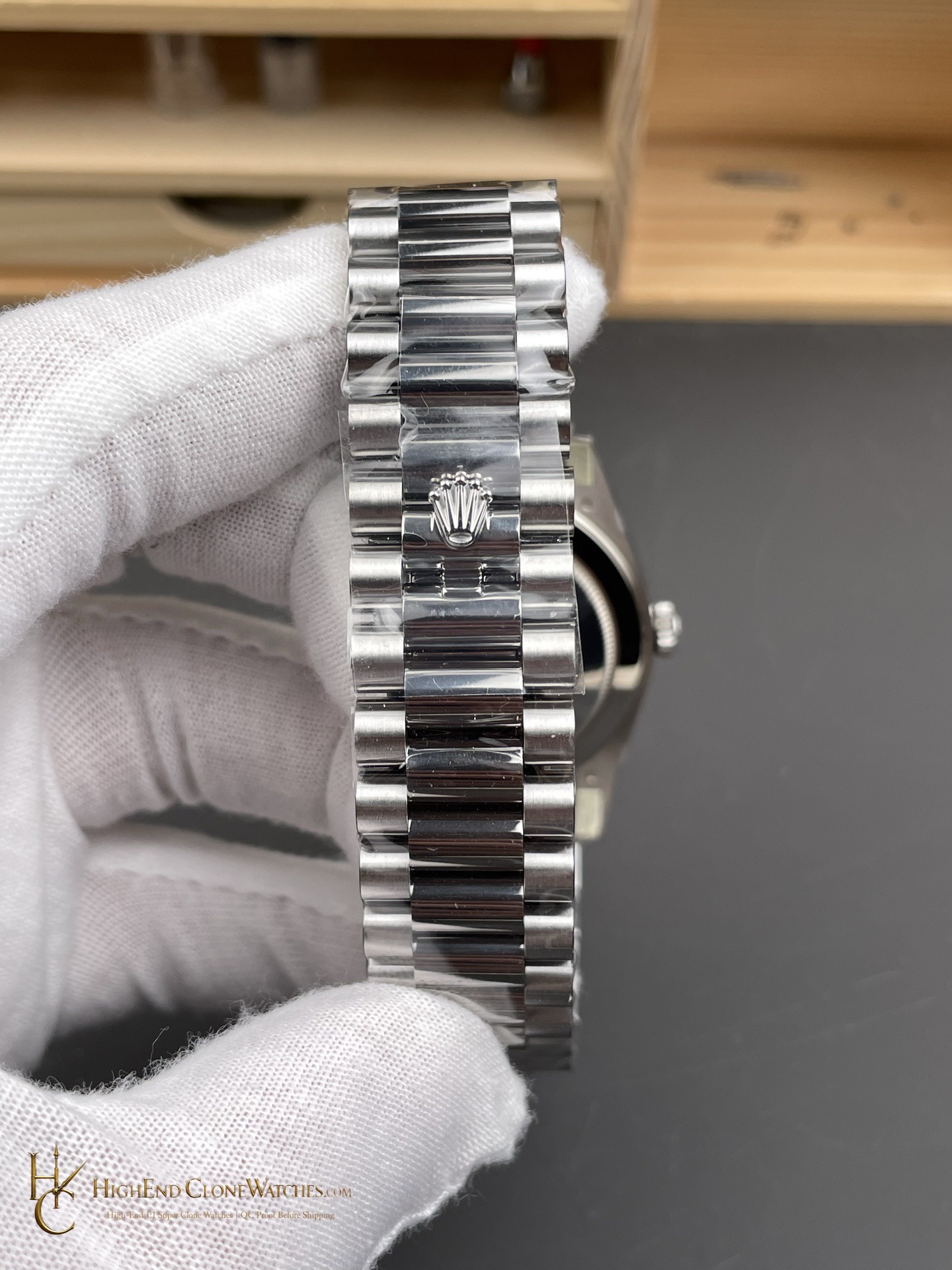 Rolex Day-Date m228239-0046 buckle or clasp detail super clone watch