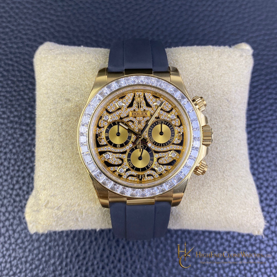 Rolex Daytona 116588TBR front view super clone watch