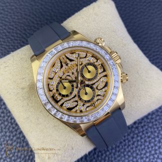 Rolex Daytona 116588TBR angled dial view super clone watch
