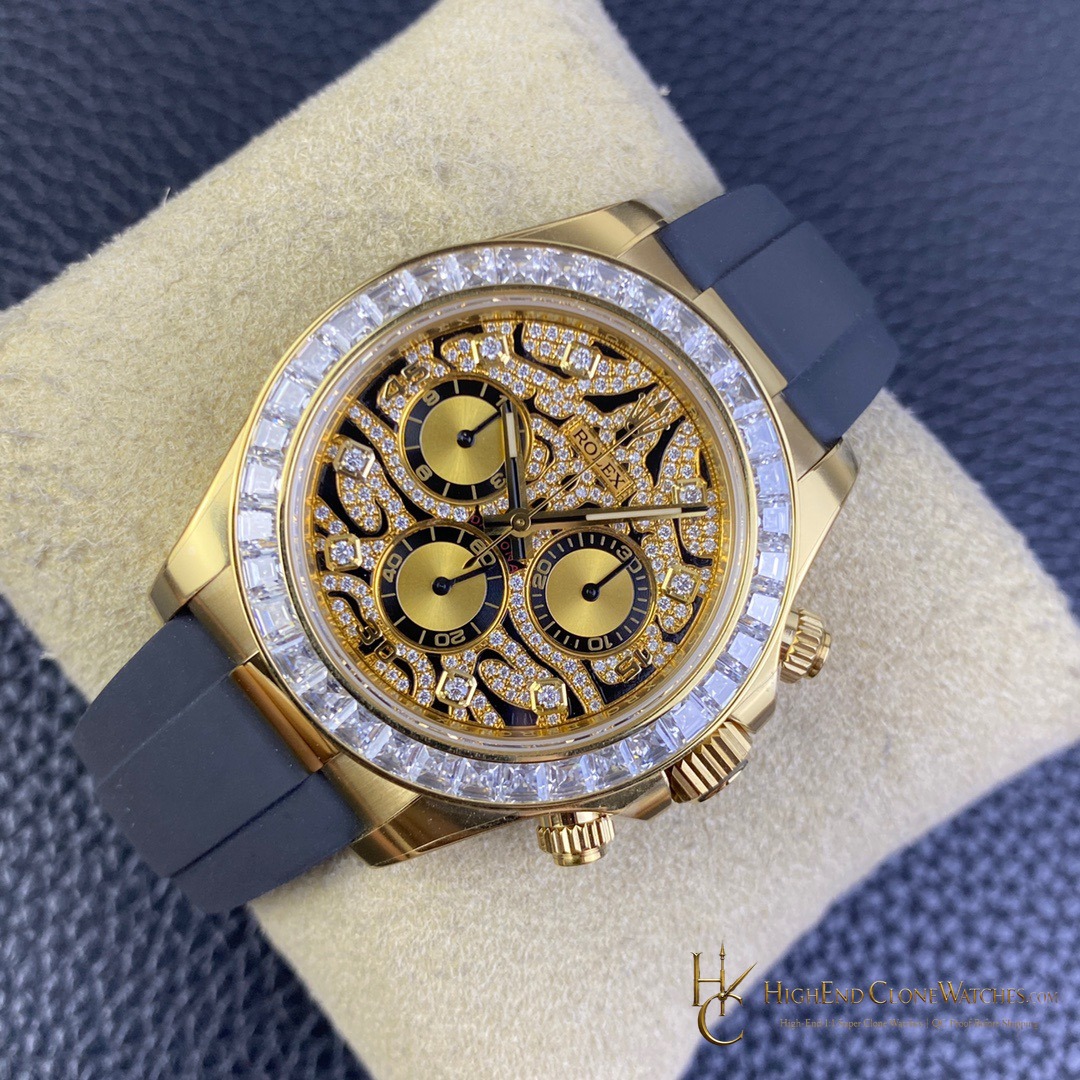 Rolex Daytona 116588TBR dial and marker detail super clone watch