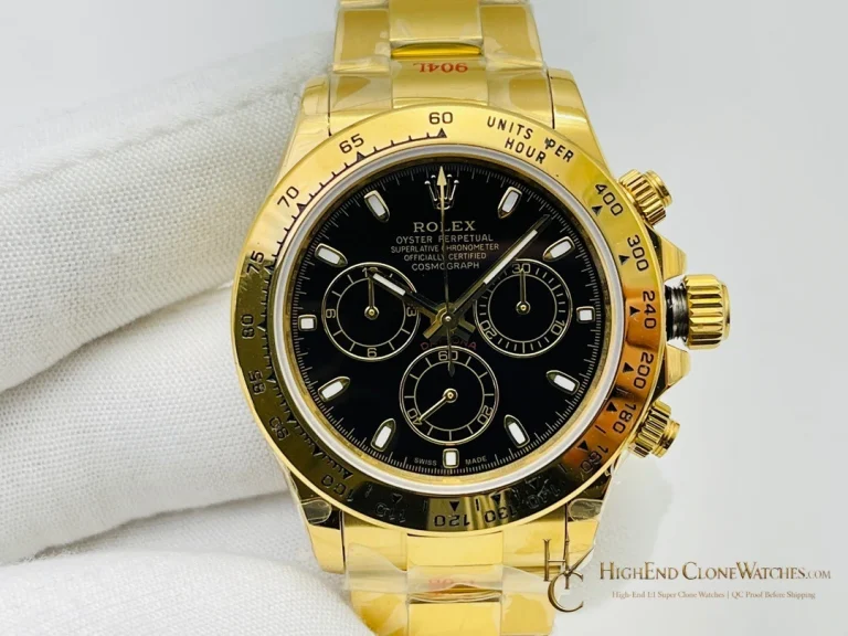Rolex Daytona M116508-0004 angled dial view super clone watch
