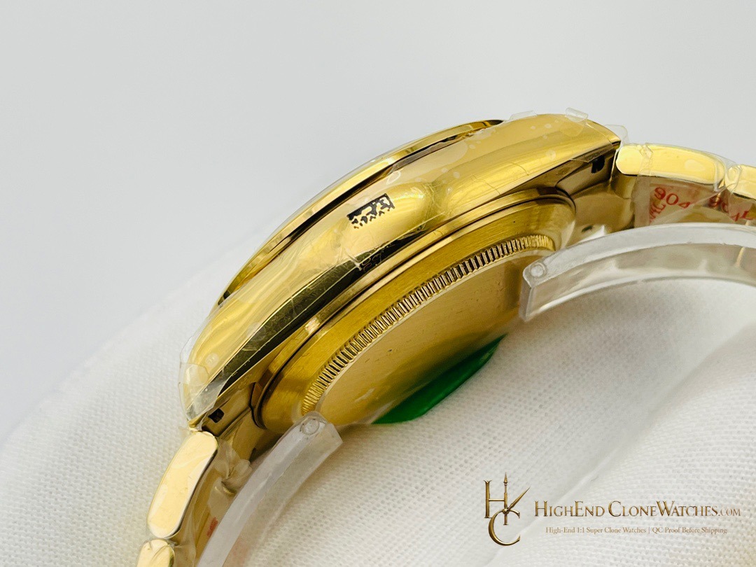 Rolex Daytona M116508-0004 crown and case detail super clone watch
