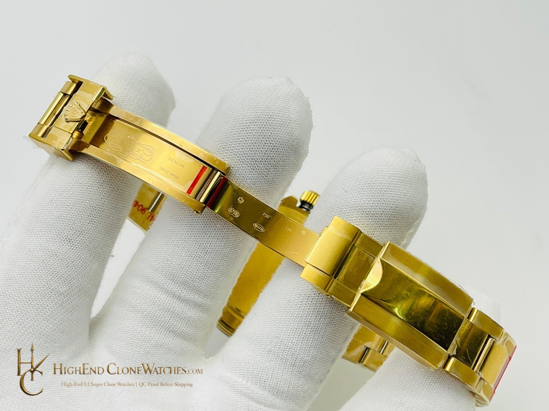 Rolex Daytona M116508-0004 buckle or clasp detail super clone watch