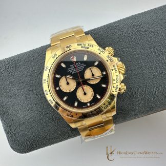 Rolex Daytona M116508-0009 angled dial view super clone watch