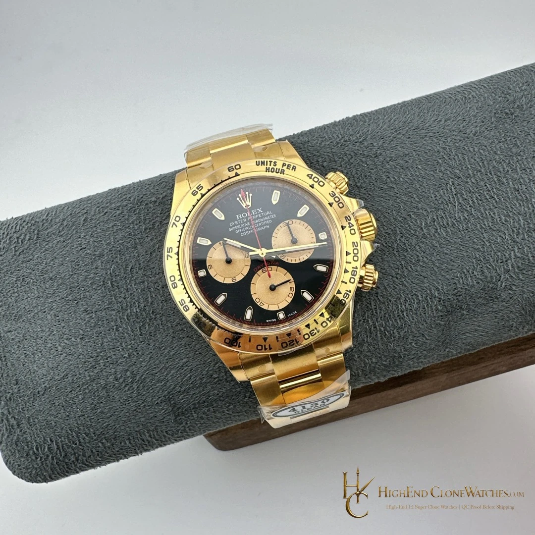 Rolex Daytona M116508-0009 bezel detail super clone watch
