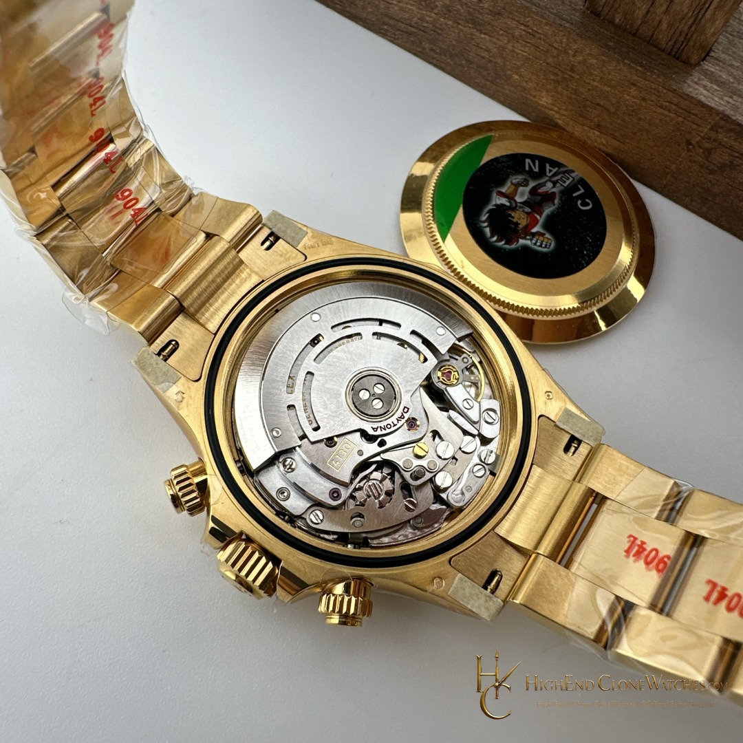 Rolex Daytona M116508-0009 caseback view super clone watch
