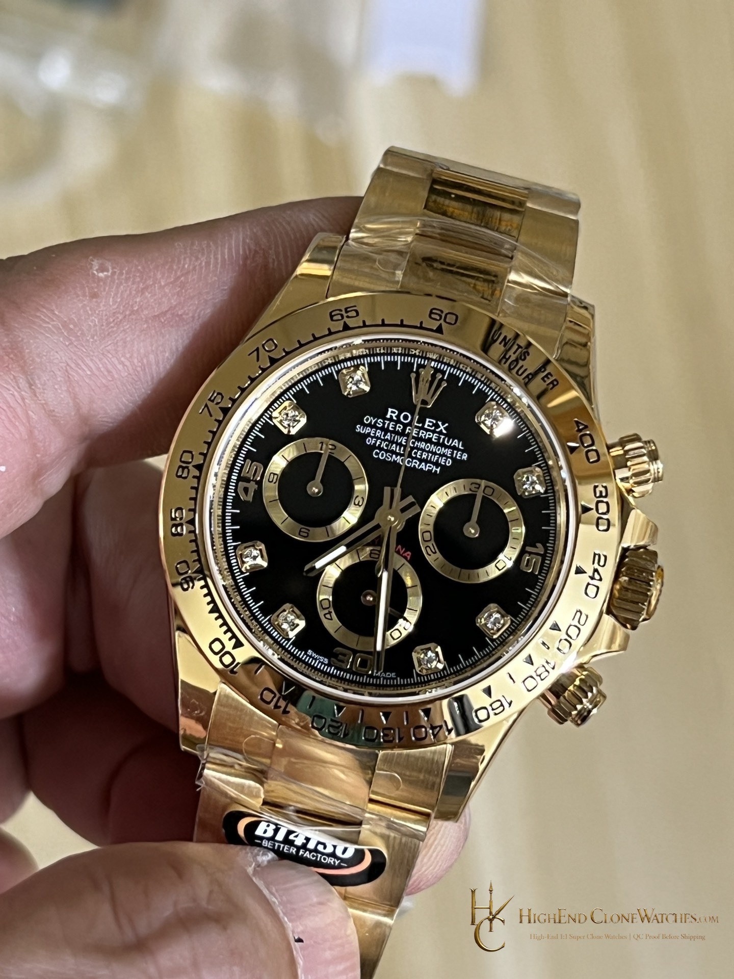 Rolex Daytona 116508-0016 dial and marker detail super clone watch