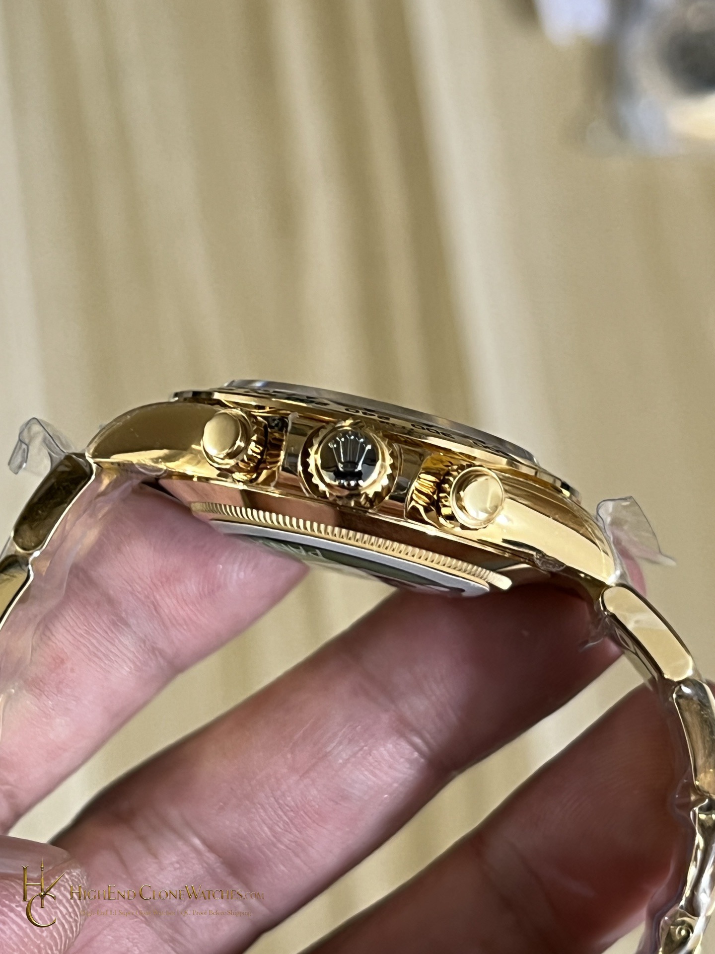 Rolex Daytona 116508-0016 side case profile super clone watch