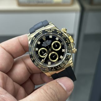 Rolex Daytona 116518LN angled dial view super clone watch