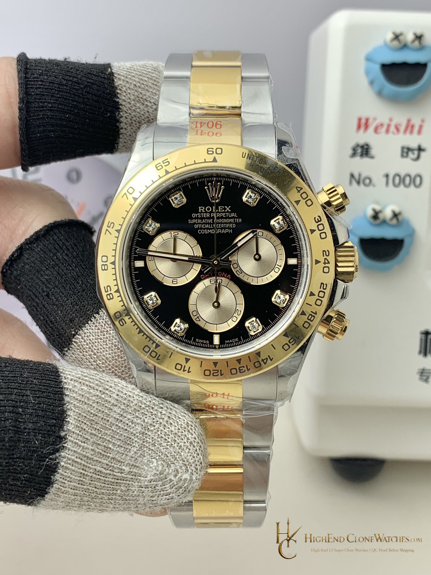 Rolex Daytona M126503-0002 front view super clone watch