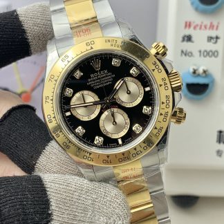 Rolex Daytona M126503-0002 angled dial view super clone watch